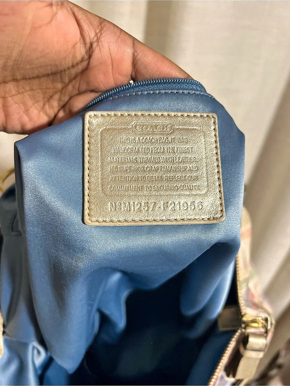 🌈 VINTAGE COACH POPPY MADRAS PLAID TOTE 🌈 - Picture 3 of 5